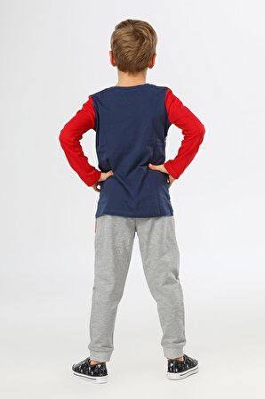 Moto Pantolon+T-shirt Erkek Çocuk Takım