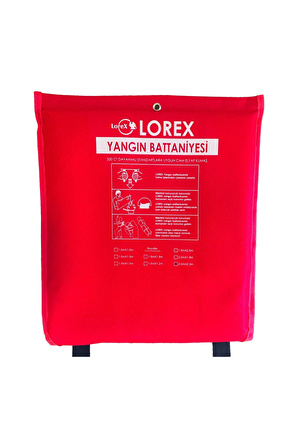 LOREX LR-2020C 200cm x 200cm Yangın Battaniyesi , Çantalı