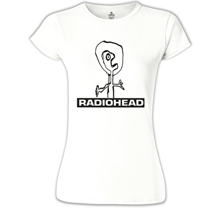 Radiohead Beyaz Bayan Tshirt