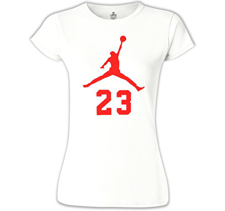 Basketball - Jordan 23 Beyaz Bayan Tshirt