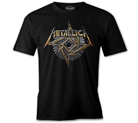 Metallica - Saw Blade Siyah Erkek Tshirt