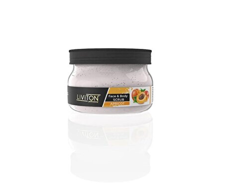 Liviton Kayısı Parçacıklı Body & Face Scrub Tazeleyici Temizleyici Vücut ve Yüz Peelingi 300 ml