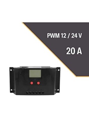 LEXRON PWM 20 AMPER  Solar Güneş Paneli Akü Şarj Kontrol Cihazı  12v-24v