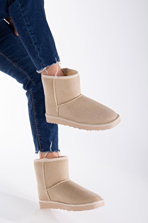 Liya Mini Ugg Bot Bej