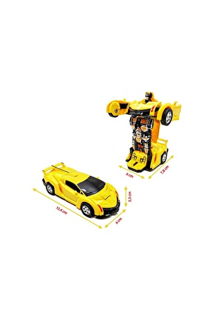 Transformers Bumblebee Robota Dönüşebilen Oyuncak Araba Sarı