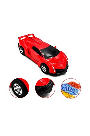 Transformers Bumblebee Robota Dönüşebilen Oyuncak Araba Kırmızı