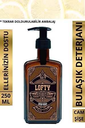 Lofty Limonlu Sıvı Elde Yıkama Deterjanı 250 ml 