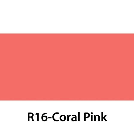 Tinge Twin Çift Uçlu Marker Kalemi R16 Coral Pink