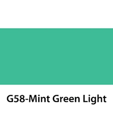 Tinge Twin Çift Uçlu Marker Kalemi G58 Mint Green Light
