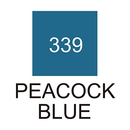 Zig Kurecolor Kc3000 Twin S Marker Kalem 339 Peacock Blue