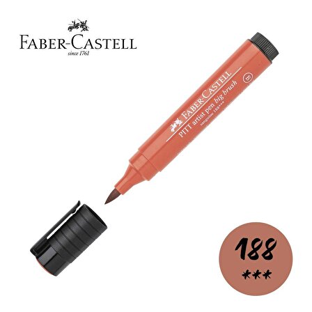 Faber Castell Pitt Artist Pen Big Brush Marker 188 Sanguine