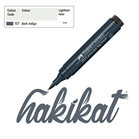 Faber Castell Pitt Artist Pen Big Brush Marker 157 Indigo Dark