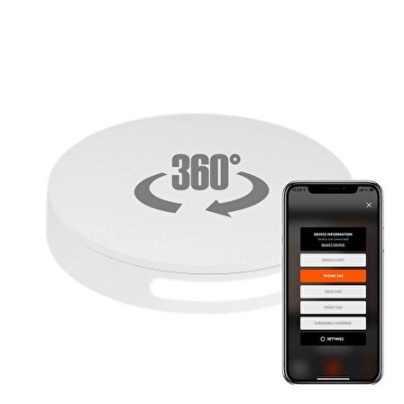 Foldio360 Smart Turntable 360 Derece Akıllı Döner Tabla