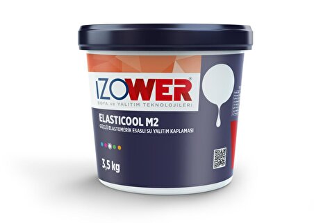 izower M2 Güçlü Elastomerik Su Yalıtım Malzemesi (BEYAZ) – 3.5 Kg