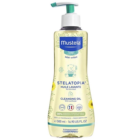 Mustela Stelatopia Huile Lavante Temizleyici Bebek Yağı 500 ml