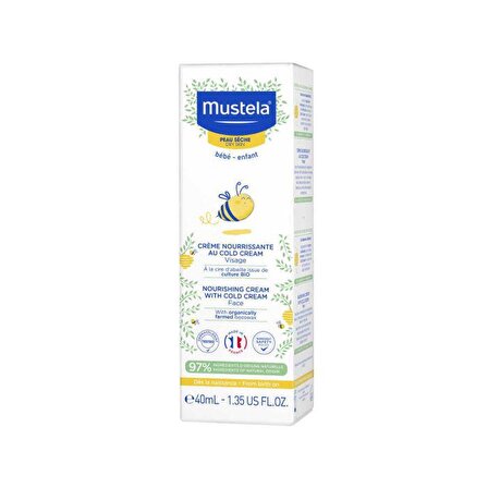 Mustela Cold Cream Kuru Ciltler İçin Su Bazlı Yağsız Besleyici Yüz Bakım Kremi 40 ml