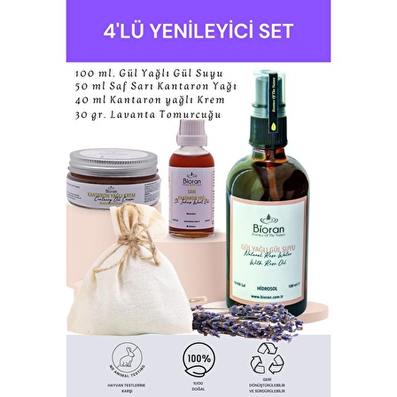 4'lü Yenileyici Doğal Set