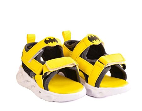 Erkek Çocuk Hafif Esnek Anatomik Taban Işıklı Batman Sandalet Ayakkabı 