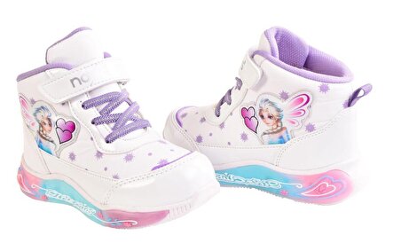 Kız Çocuk Işıklı Prensesli Spor Ayakkabı / Hafif Spor Bot&Bootie