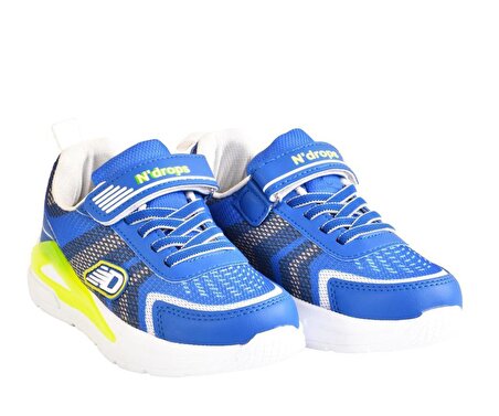  Siyah / Mavi Erkek Çocuk Yürüyüş Ayakkabısı Tensaux Spor Ayakkabı 
