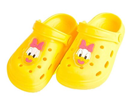 Donald / Daisy Duck Figürlü Kız Çocuk Kaymaz Taban Terlik Sandalet 