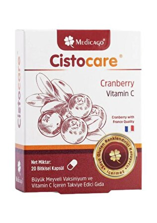 Medicago Cistocare Cranberry 20 Kapsül