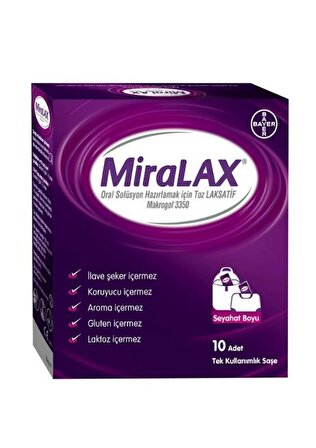 Miralax Oral Solüsyon Makrogol 3350 10 Saşe