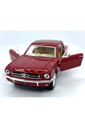 Kınsmart 1:36 1964 1/2 Mustang Bordo