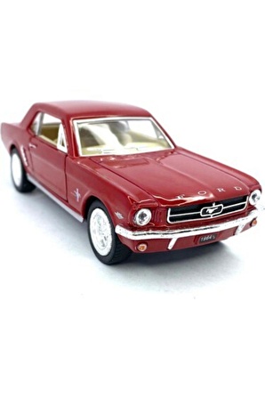 Kınsmart 1:36 1964 1/2 Mustang Bordo