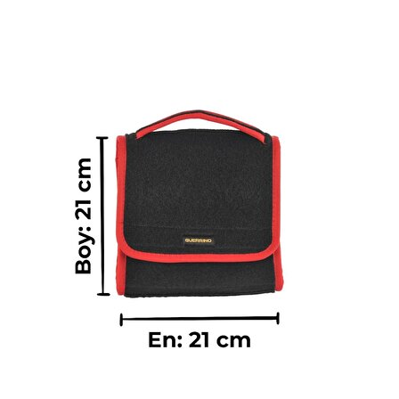 Mini Araç Bagaj Çantası Araba Bagaj Organizer Bagaj Düzenleyici Çanta Oto Bagaj Düzenleyici Kırmızı