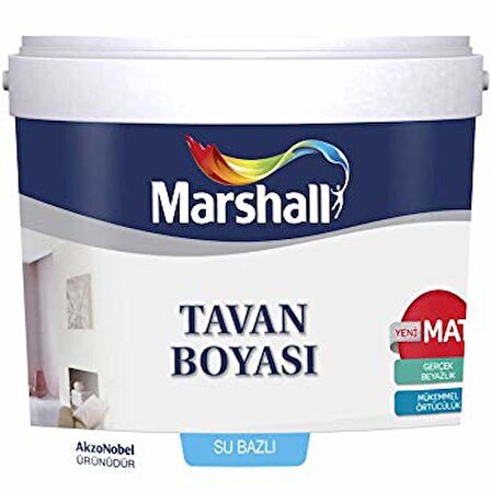 Marshall Tavan Boyası Beyaz 2,1 LT 3,5 Kg Mükemmel Beyazlık