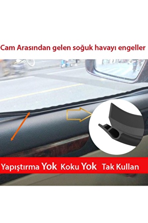 Oto Cam Arası Ses Soğuk Engelleyici Fitil 4 Metre