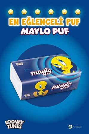 Maylo Looney Tunes Puf Mendil 150 Yaprak 12'li Paket