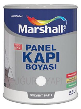 MARSHALL SOLVENT BAZLI PANEL KAPI BOYASI 2.5 LT BEYAZ