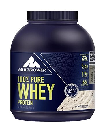 Multipower %100 Pure Whey Protein 2000 Gr - Cookies Cream