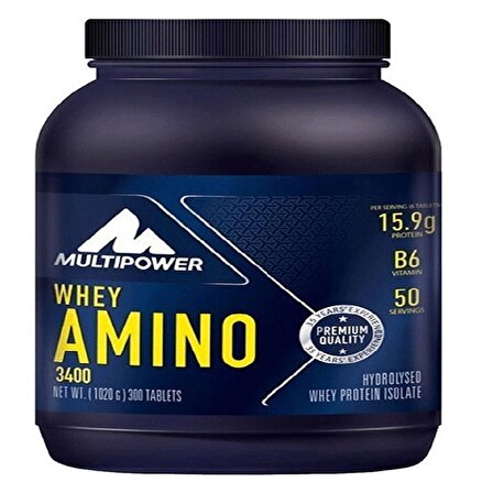 Multipower Whey Amino Asit 3400 - 300 Tablet