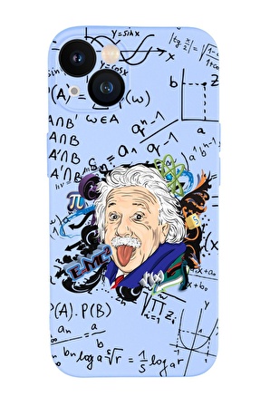 iPhone 13 Einstein In Formula Desenli Kamera Korumalı Premium Silikonlu Telefon Kılıfı