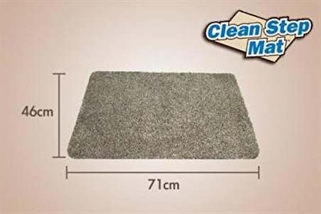 Clean Step Mat Yıkanabilir Mikrofiber Kir Toz Emici İç-Dış Ortam Paspas