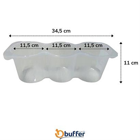 Marydien 3 Bölmeli Taşınabilir Dolap İçi Plastik Kavanoz Organizer Düzenleyici