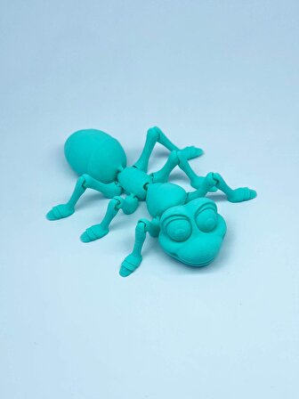 3D Hareketli Karınca Figürlü Oyuncak - Turkuaz