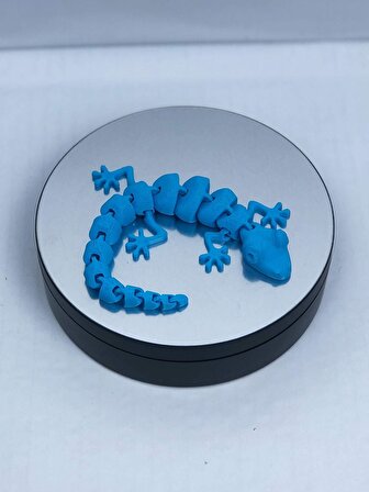 3D Hareketli Oyuncak Kertenkele- Mavi