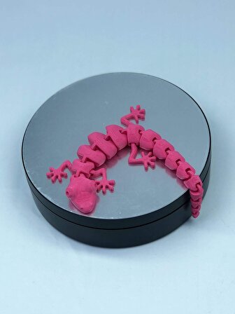 3D Hareketli Oyuncak Kertenkele- Pembe