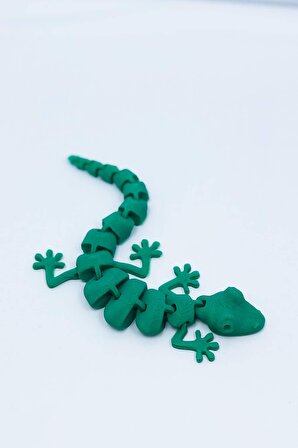 3D Hareketli Oyuncak Kertenkele - Yeşil