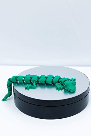 3D Hareketli Oyuncak Kertenkele - Yeşil