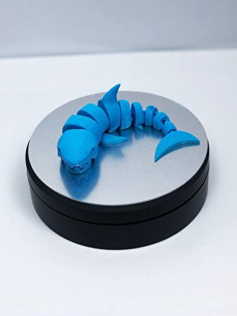 3D Hareketli Köpek Balığı Figürlü Oyuncak - Parlak Mavi