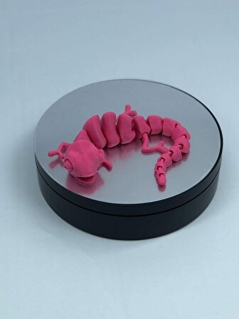 3D Hareketli Bukalemun Figürlü Oyuncak - Pembe