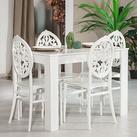 Arda Masa & Venüs Beyaz Mutfak Masa Takımı