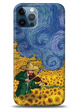 iphone 12 Promax Uyumlu Vincent Van Gogh Tasarımlı Telefon Kılıfı