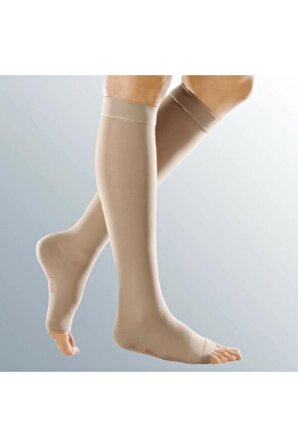 Mediven Medi Duomed Diz Altı Çorabı / Ccl1 Düşük Basınç / Ten Rengi / Burnu Açık