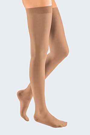 Mediven Medi Elegance Diz Üstü Çorabı / Ccl2 Orta Basınç / Ten Rengi / Burnu Kapalı